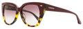 Longines Butterfly Sunglasses LG0016H 71T Bordeaux/Havana 55mm Bordeaux Havana