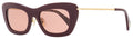 Lanvin Babe Sunglasses LNV608S 600 Burgundy 51mm Burgundy
