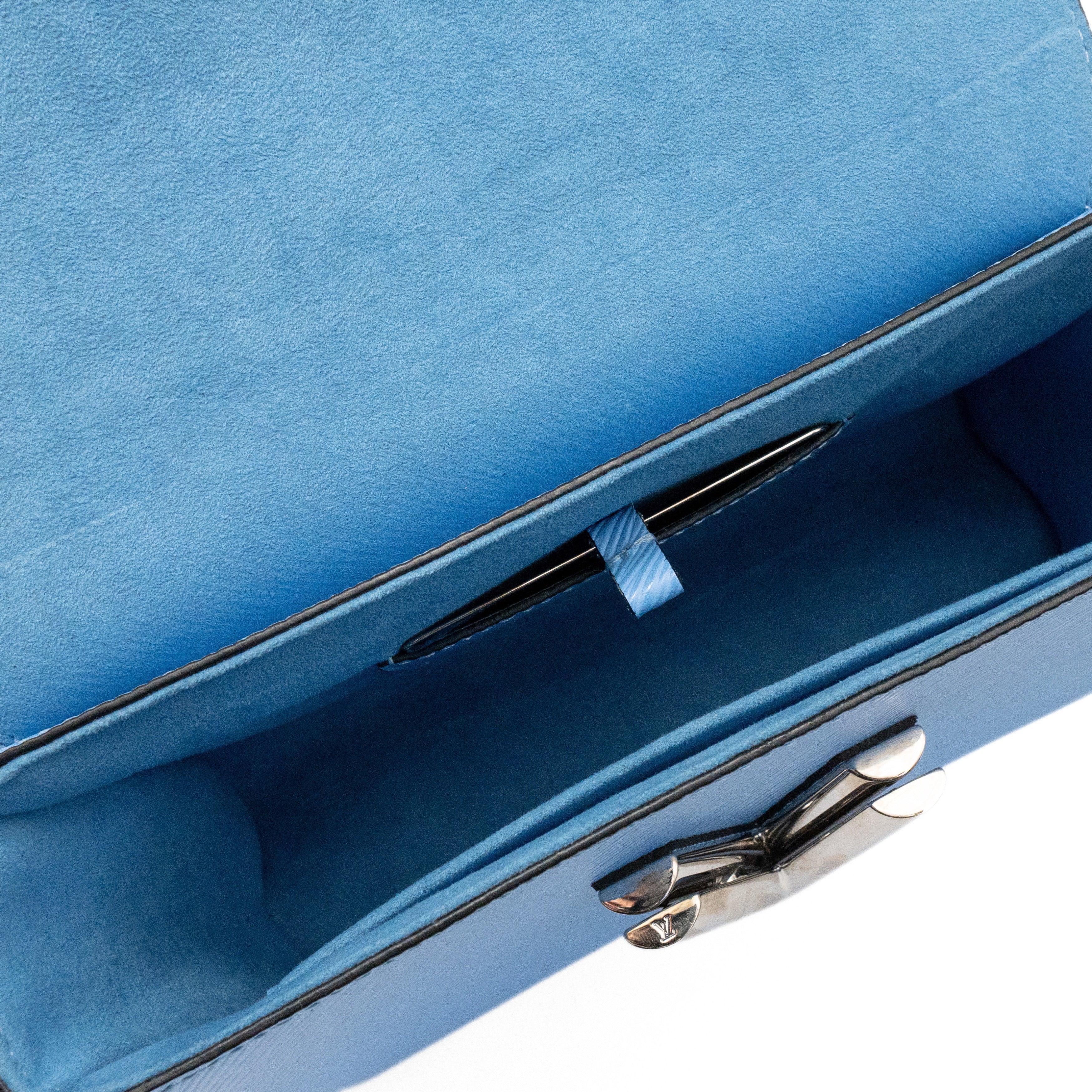 Louis Vuitton 'Bleuet Epi Leather Early Bird Twist MM' Bag