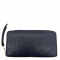 LOUIS VUITTON Empreinte Leather Zippy Wallet Black