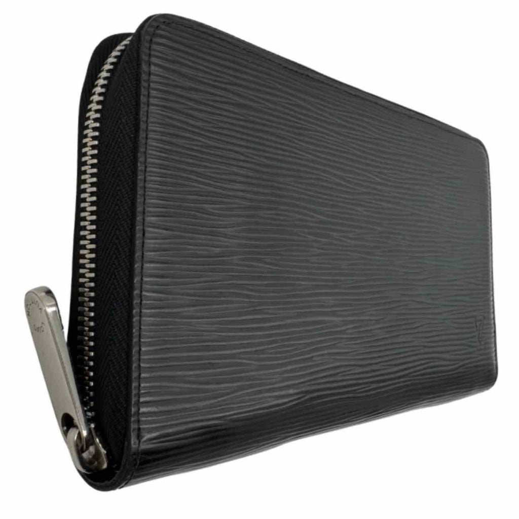 LOUIS VUITTON Epi Leather Zippy Organizer Black