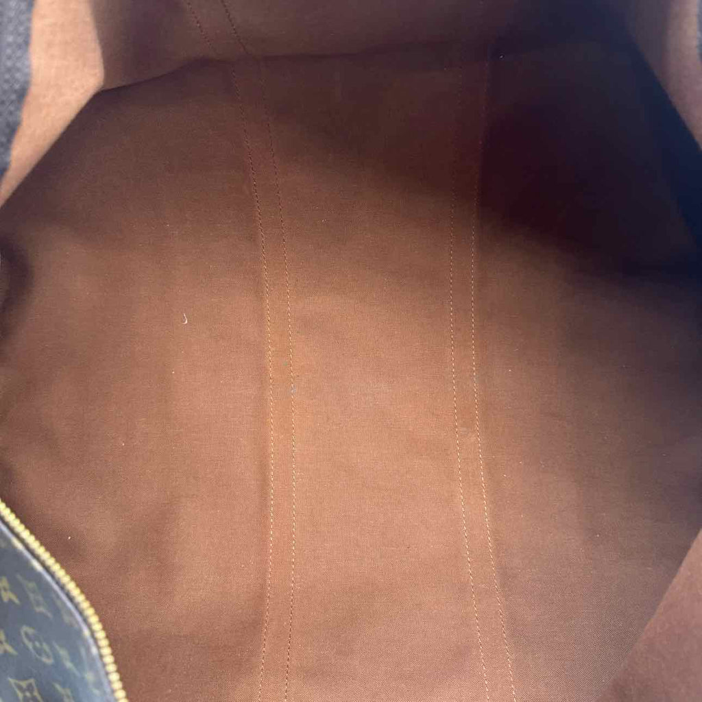 LOUIS VUITTON Monogram Canvas Keepall Bandouliere 60 Brown