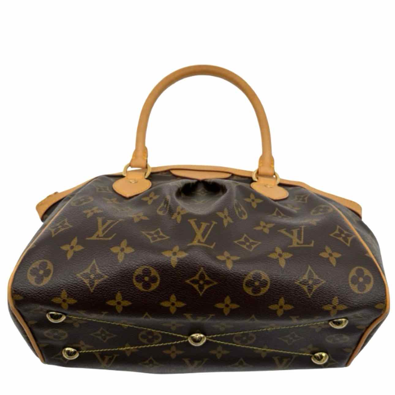 LOUIS VUITTON Monogram Canvas Tivoli PM Tote Bag  Brown