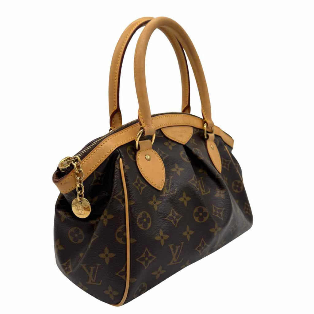 LOUIS VUITTON Monogram Canvas Tivoli PM Tote Bag  Brown