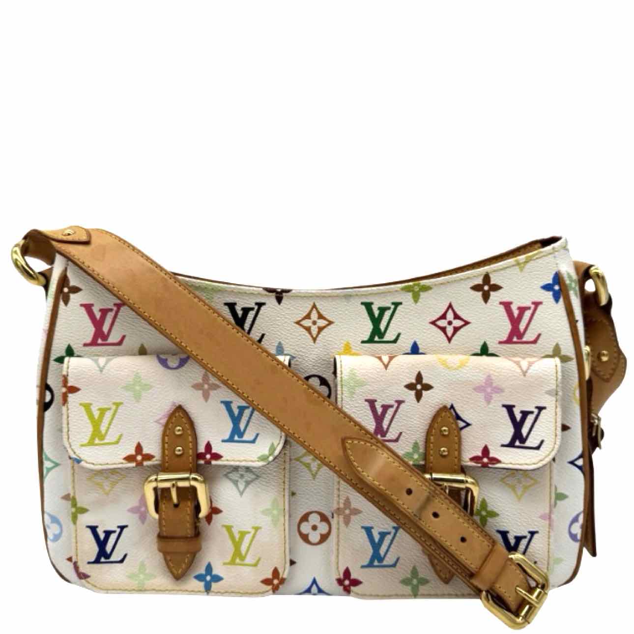 LOUIS VUITTON X Murakami  Multicolor Monogram Canvas Lodge GM Shoulder Bag