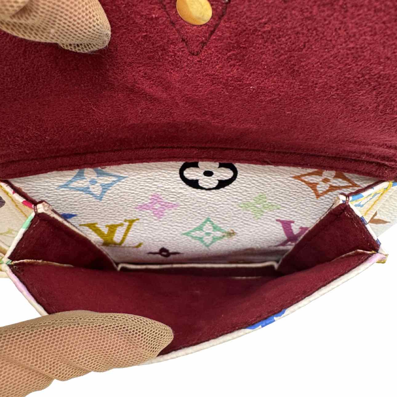 LOUIS VUITTON X Murakami  Multicolor Monogram Canvas Lodge GM Shoulder Bag