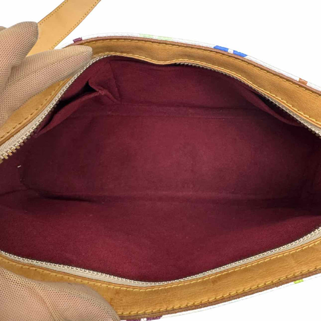 LOUIS VUITTON X Murakami  Multicolor Monogram Canvas Lodge GM Shoulder Bag