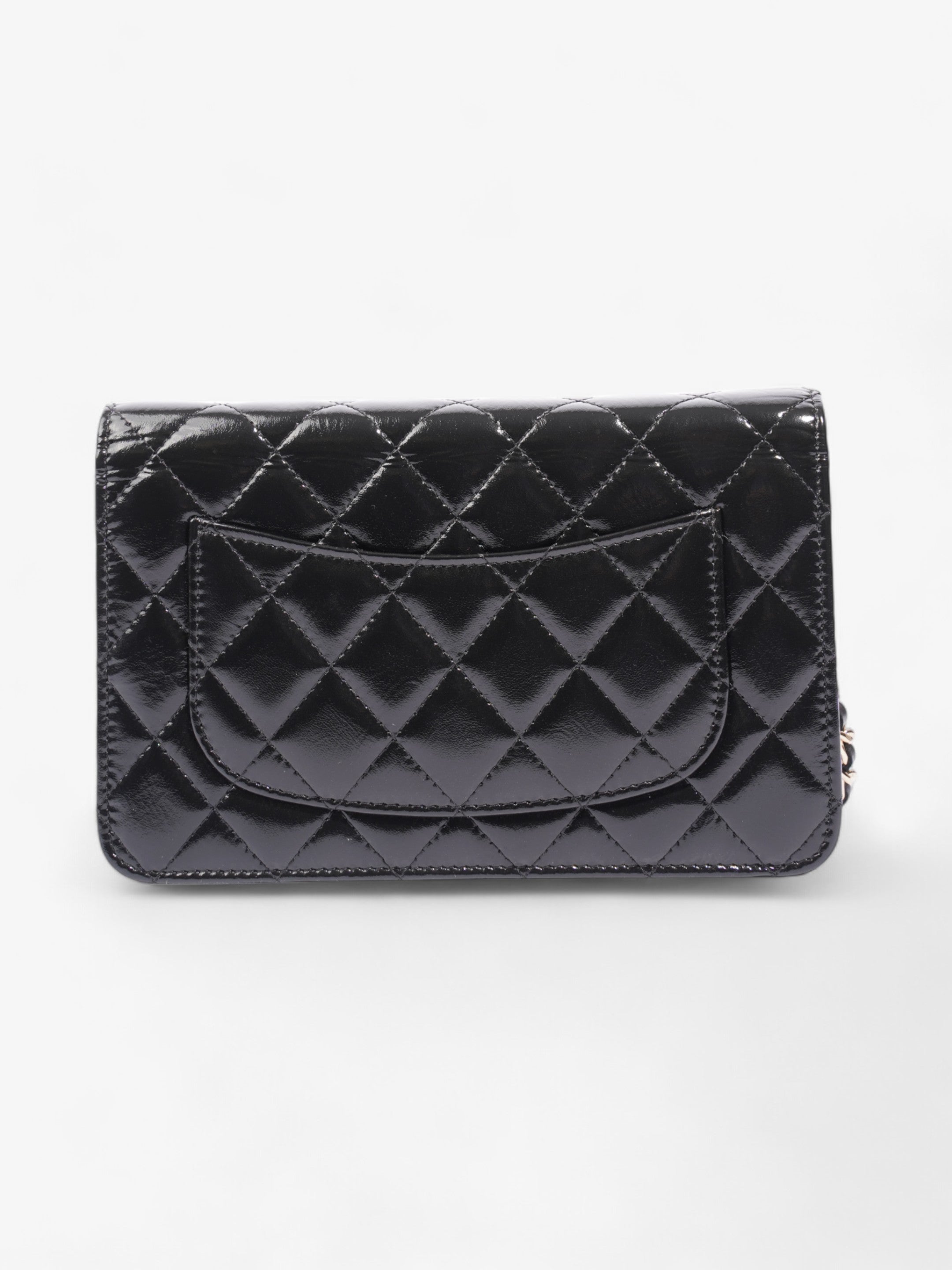 Chanel O Mini Bag Black Lambskin Leather