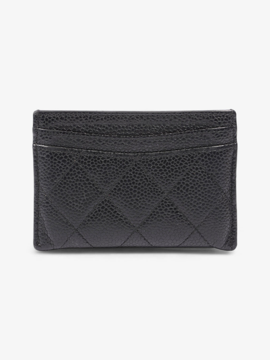 Chanel Card Holder Black Caviar Leather