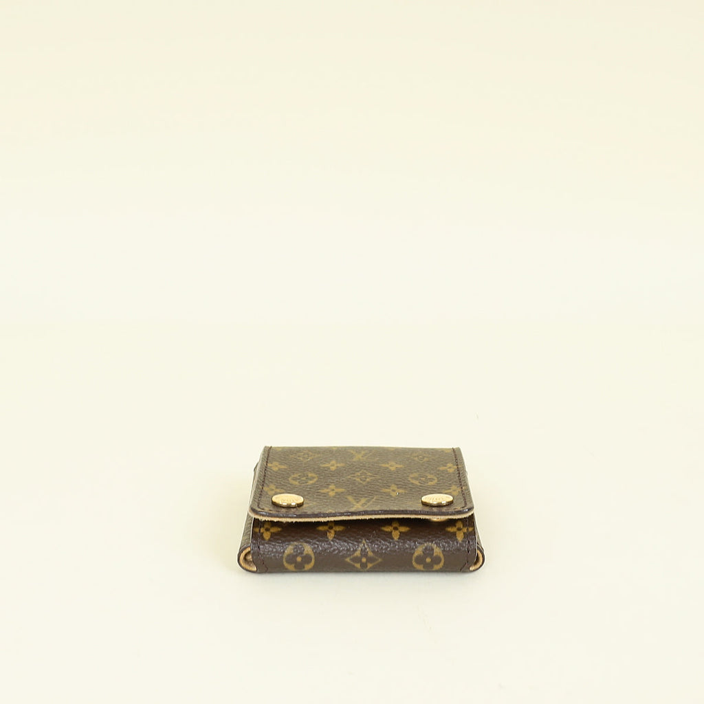 Louis Vuitton Brown Monogram Folding Jewelry Case PM