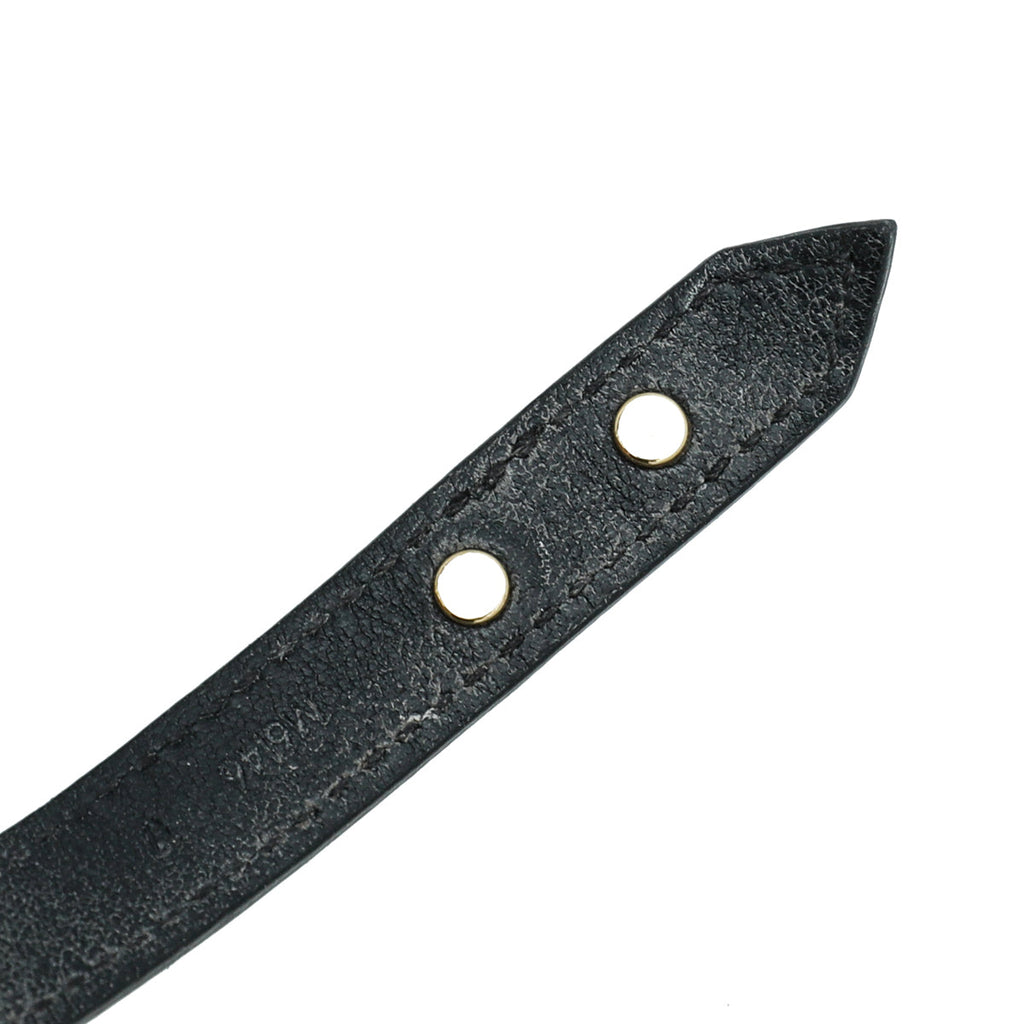 Louis Vuitton Noir Vernis Essential V Bracelet