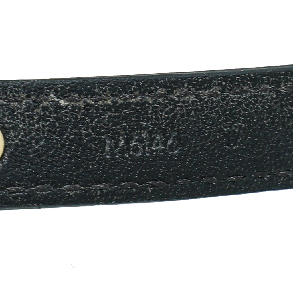 Louis Vuitton Noir Vernis Essential V Bracelet