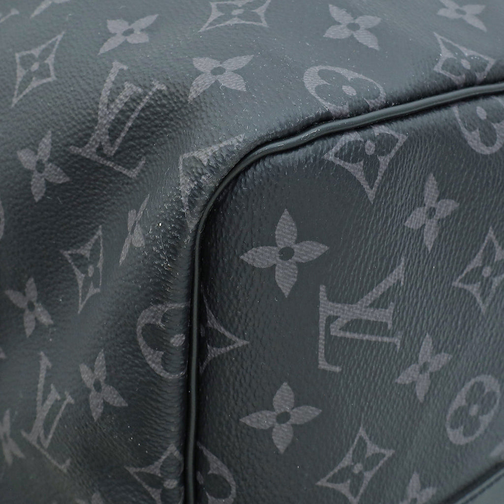 Louis Vuitton Monogram Eclipse Keepall Bandouliere 55 Bag