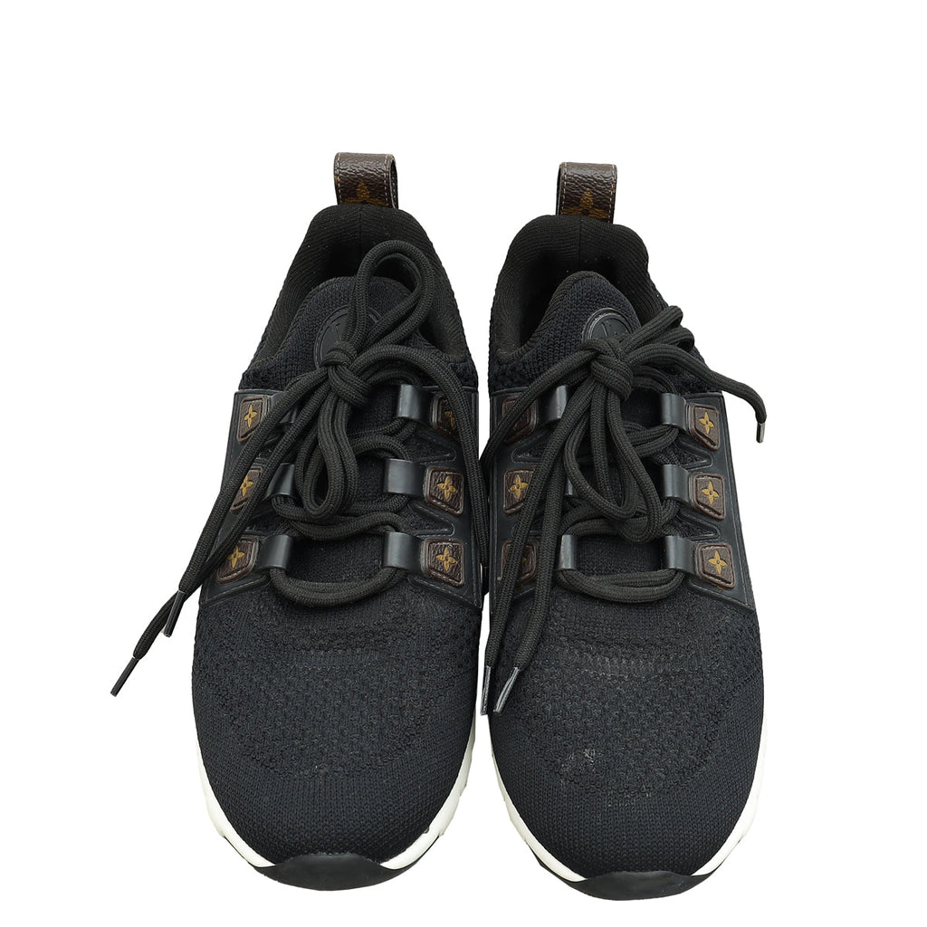 Louis Vuitton Black Aftergame Mesh Sneaker 38