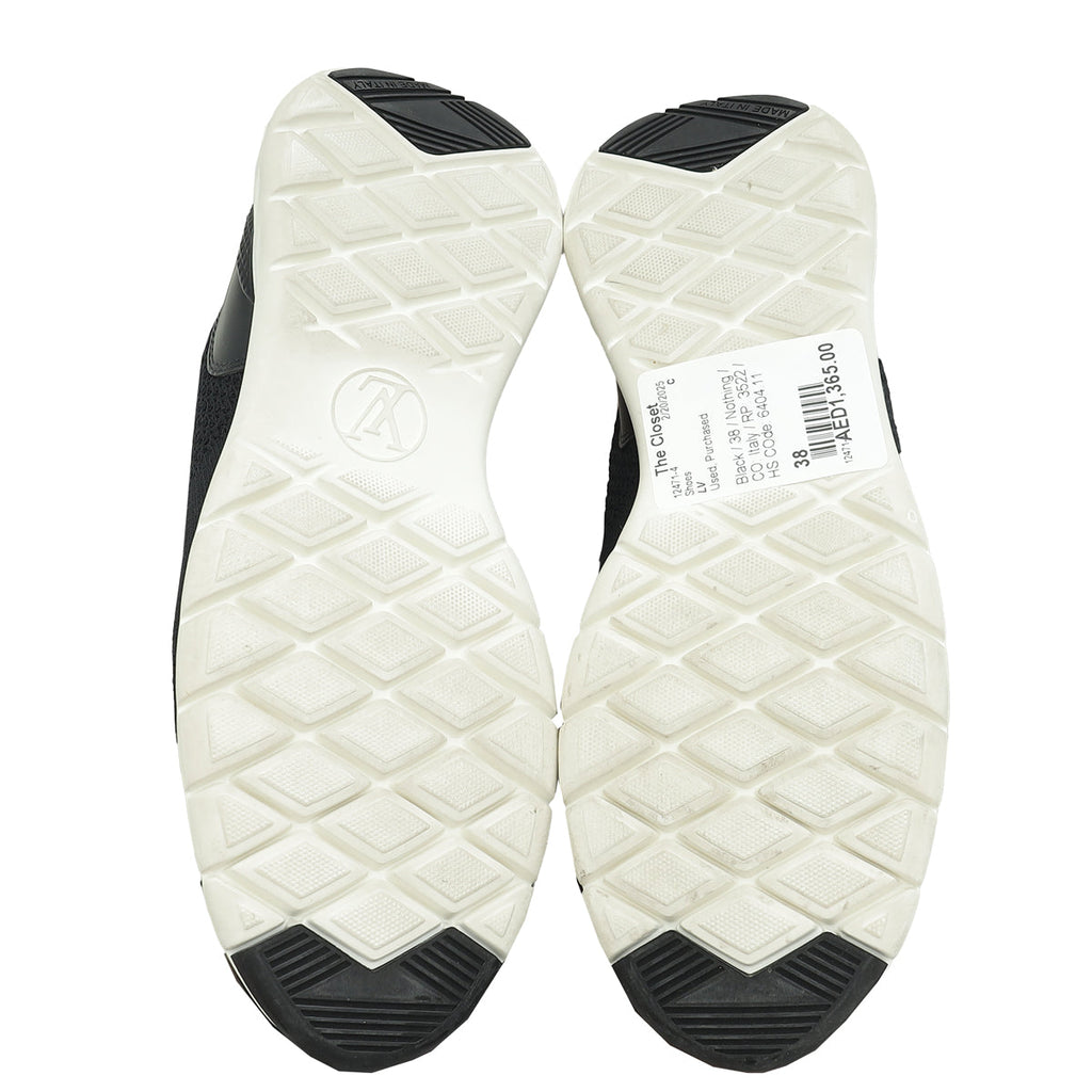 Louis Vuitton Black Aftergame Mesh Sneaker 38