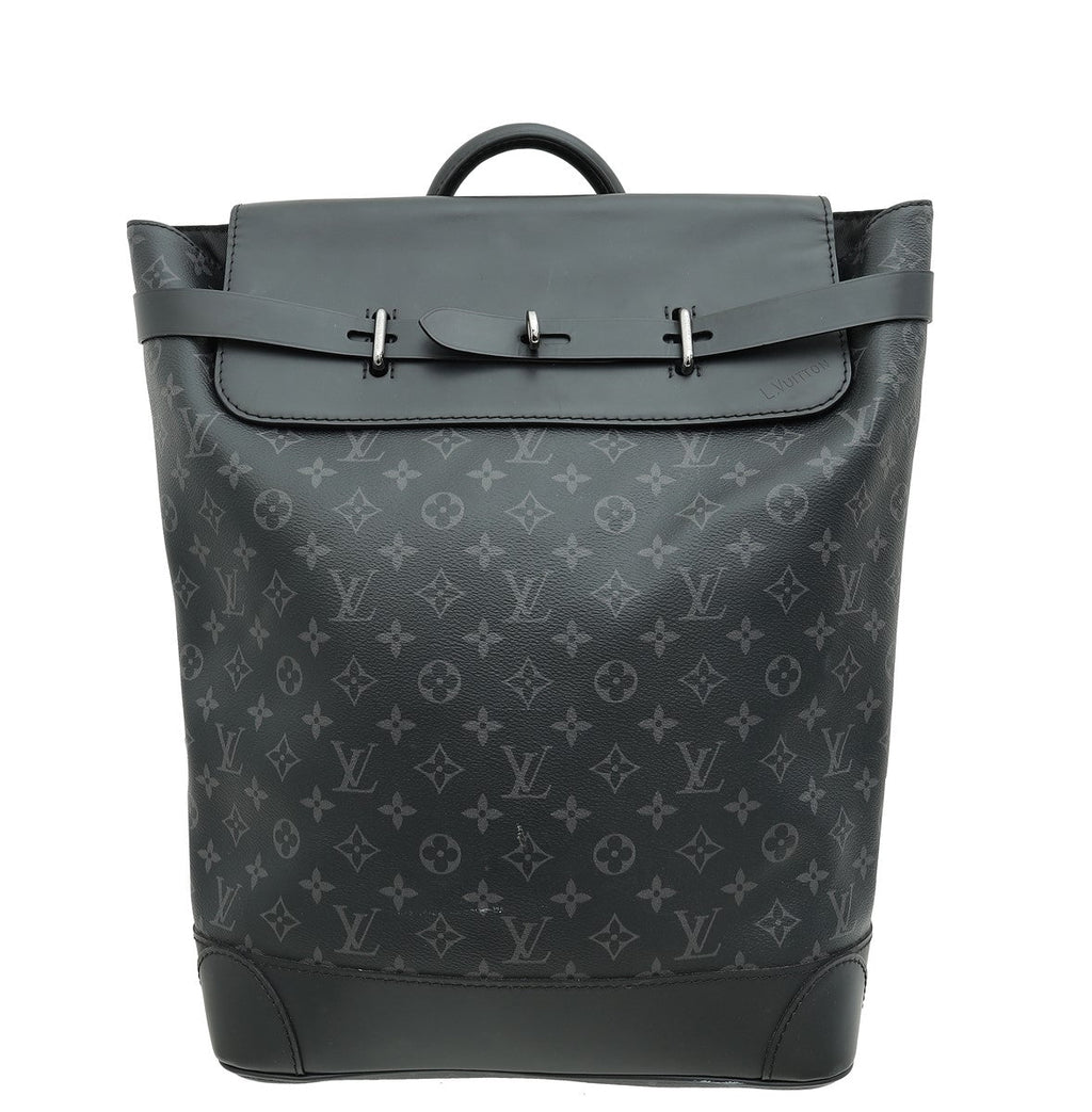 Louis Vuitton Grey Monogram Eclipse Steamer Backpack Bag