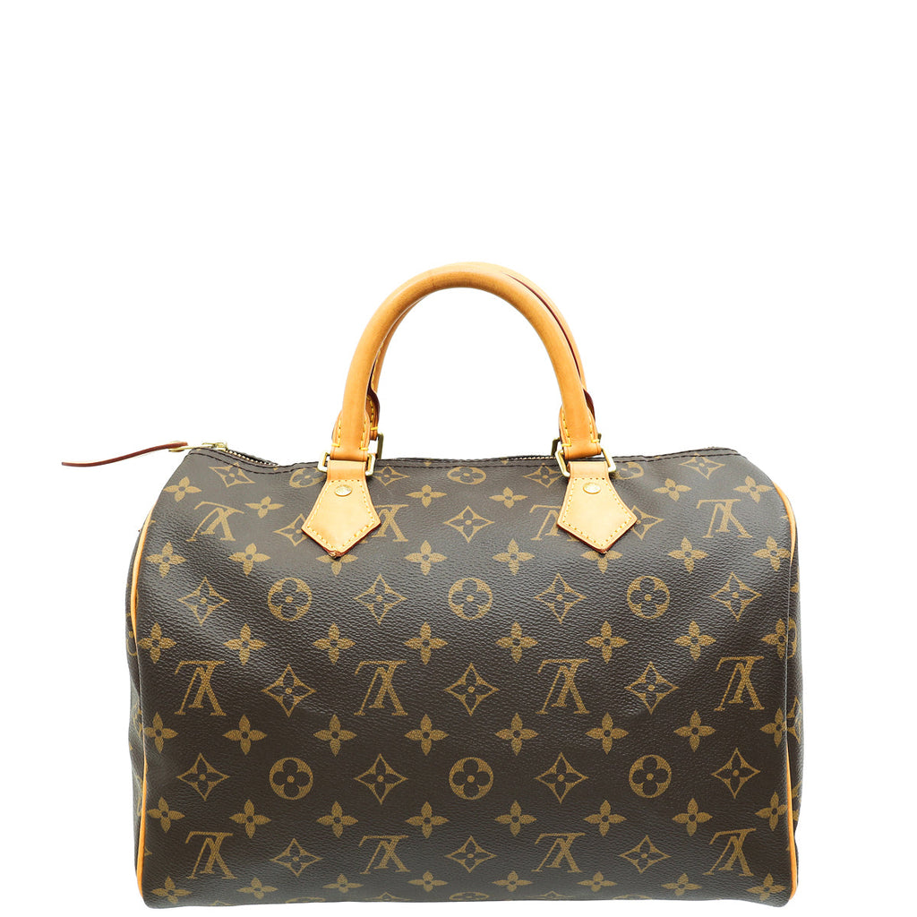 Louis Vuitton Ebene Monogram Speedy 30 Bag