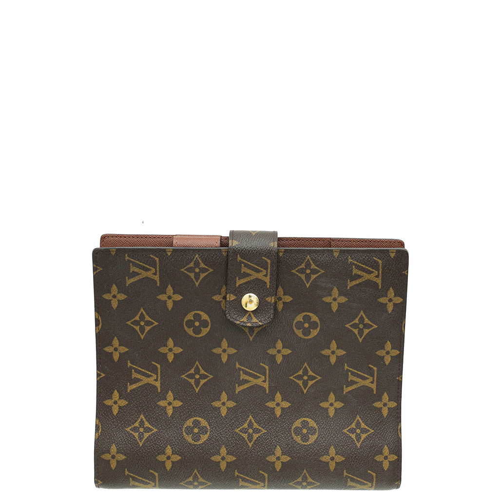 Louis Vuitton Brown Monogram Large Agenda Ring Cover