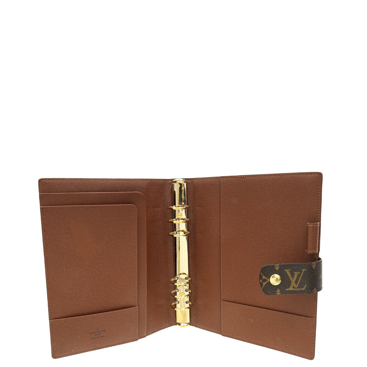 Louis Vuitton Brown Monogram Large Agenda Ring Cover