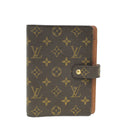 Louis Vuitton Ebene Monogram Medium Ring Agenda Cover