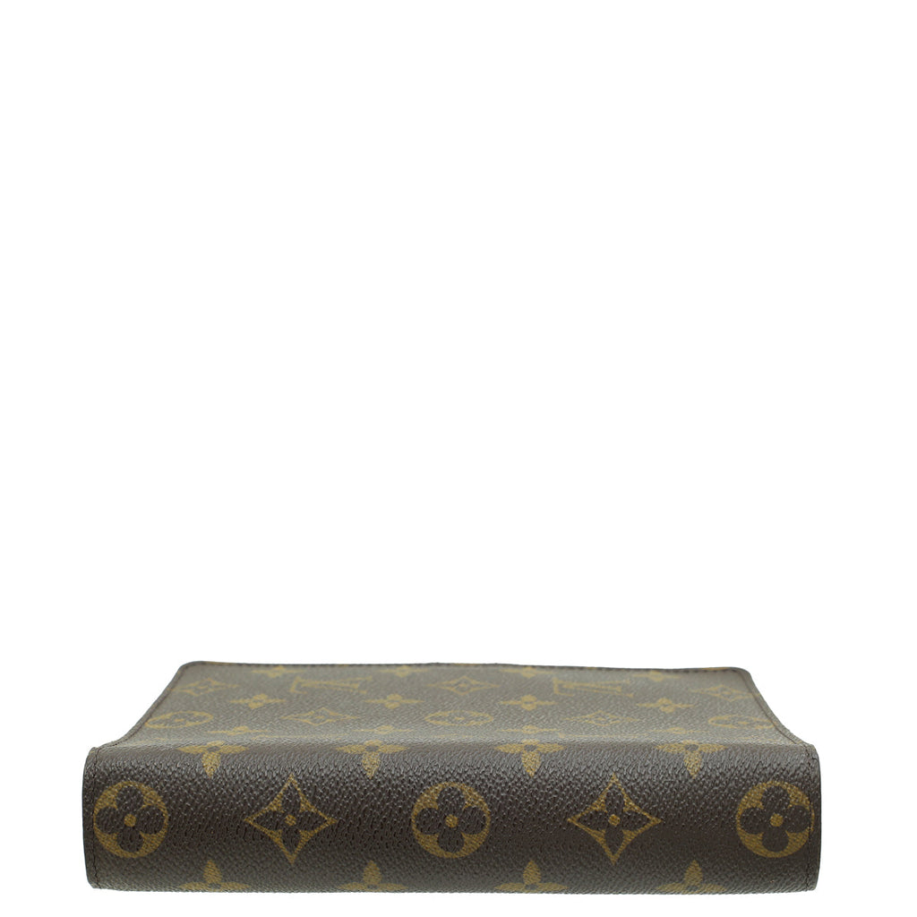 Louis Vuitton Ebene Monogram Medium Ring Agenda Cover