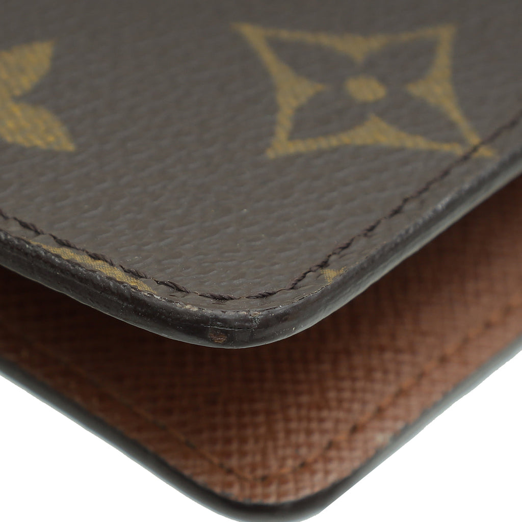 Louis Vuitton Ebene Monogram Medium Ring Agenda Cover