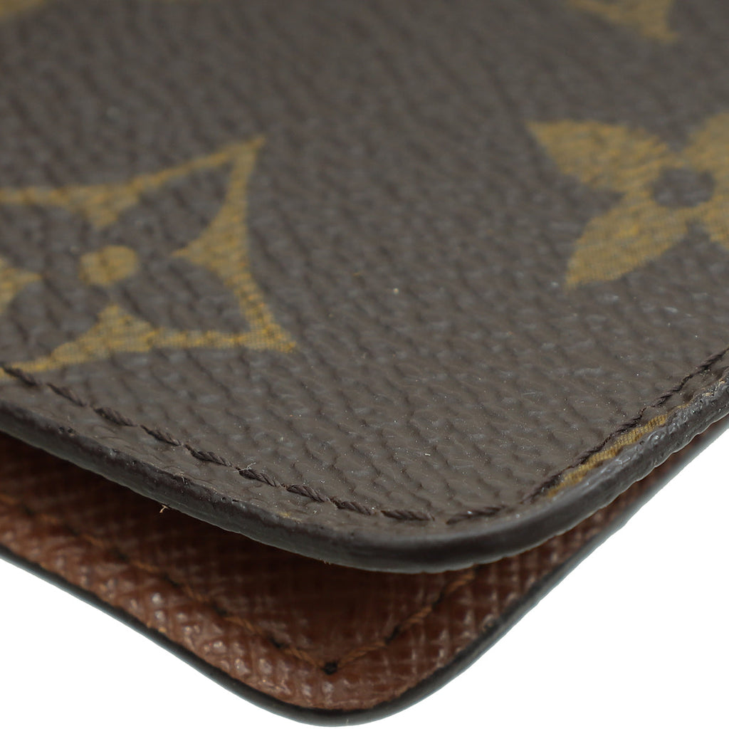 Louis Vuitton Ebene Monogram Medium Ring Agenda Cover