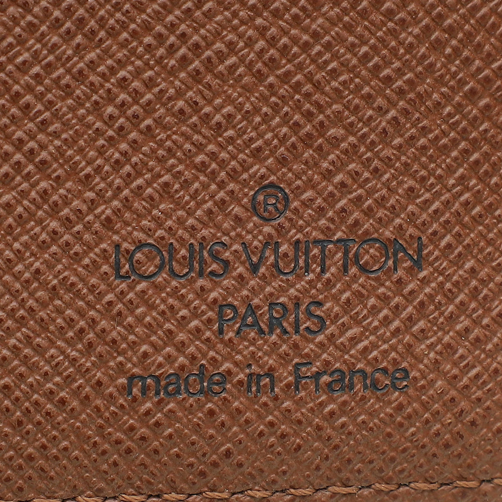 Louis Vuitton Ebene Monogram Medium Ring Agenda Cover