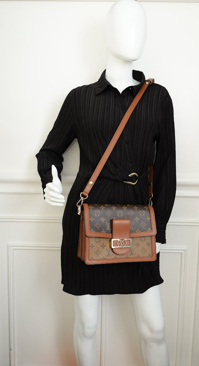 Louis Vuitton Monogram Reverse Dauphine MM Bag