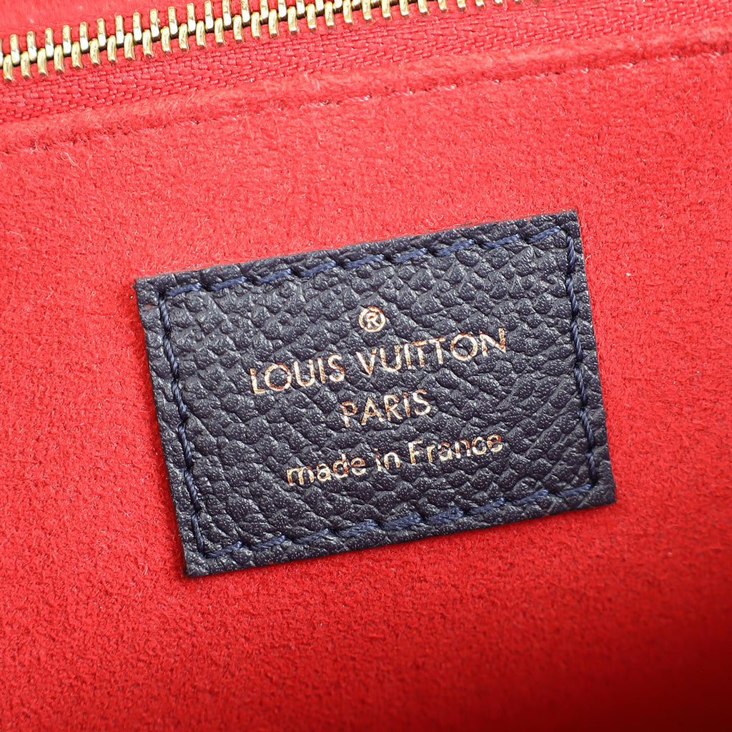 Louis Vuitton Blue Marine Monogram Empreinte Vavin PM Bag