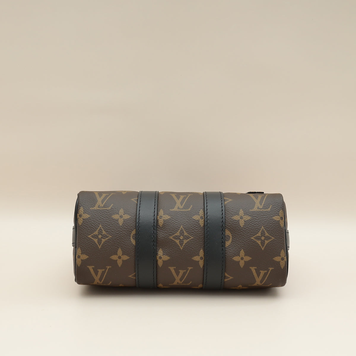 Louis Vuitton Monogram Black Macassar Keepall XS Zoom With Friends Bag