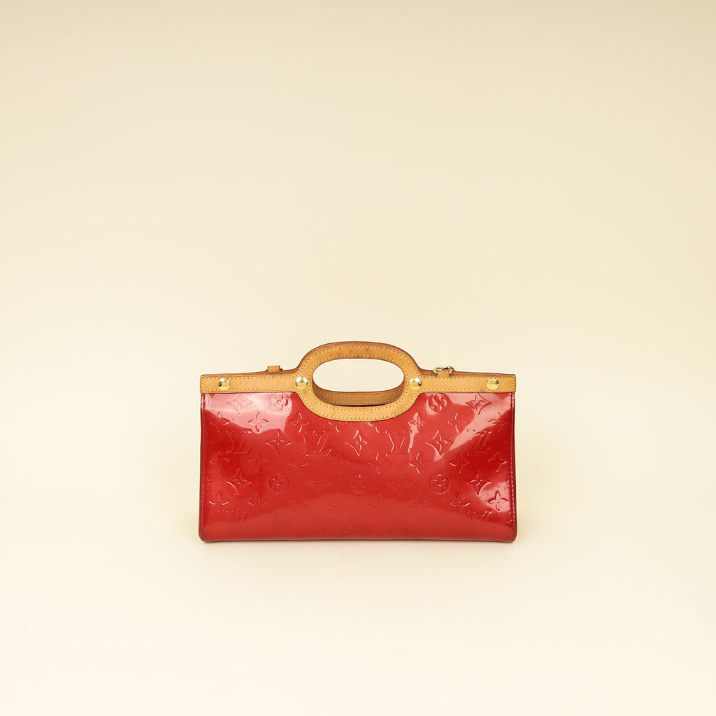 Louis Vuitton Cerise Monogram Vernis Roxbury Drive Bag
