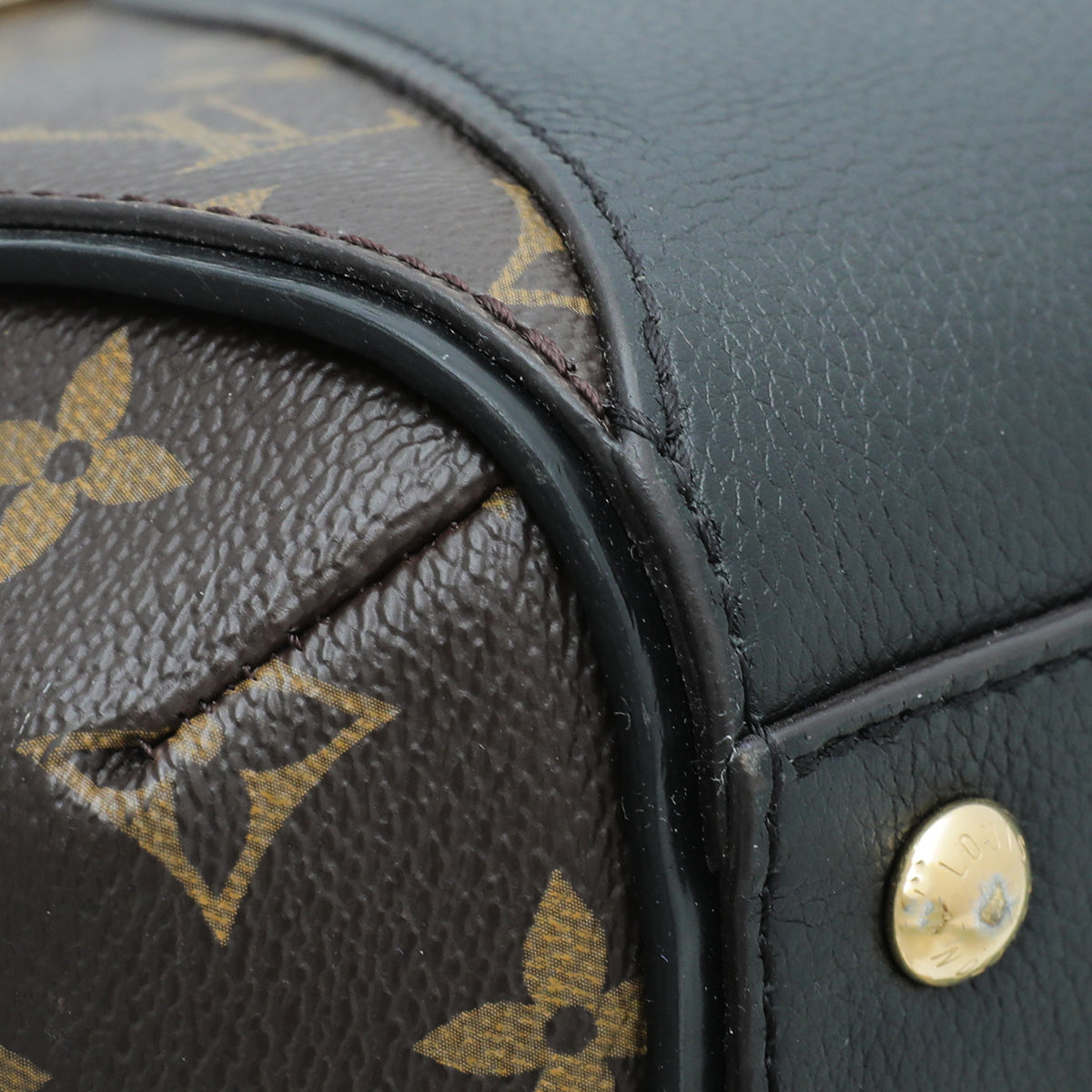Louis Vuitton Monogram Black Kimono Tote PM Bag