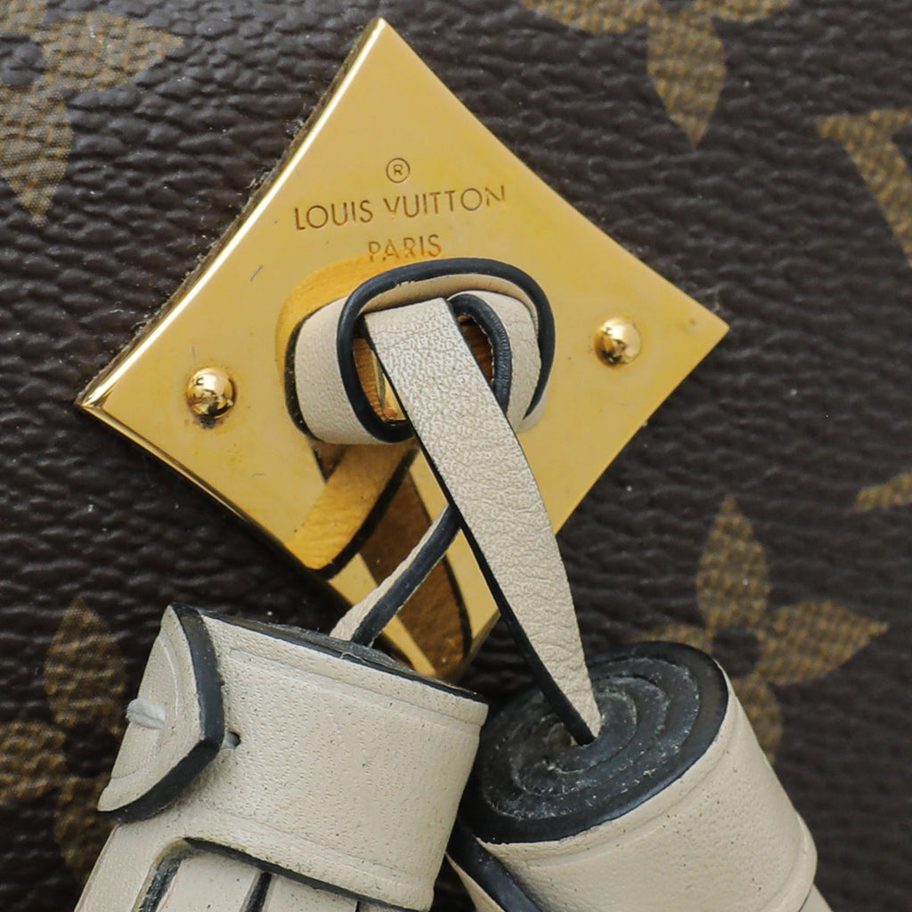 Louis Vuitton Monogram Creme Saintonge Bag