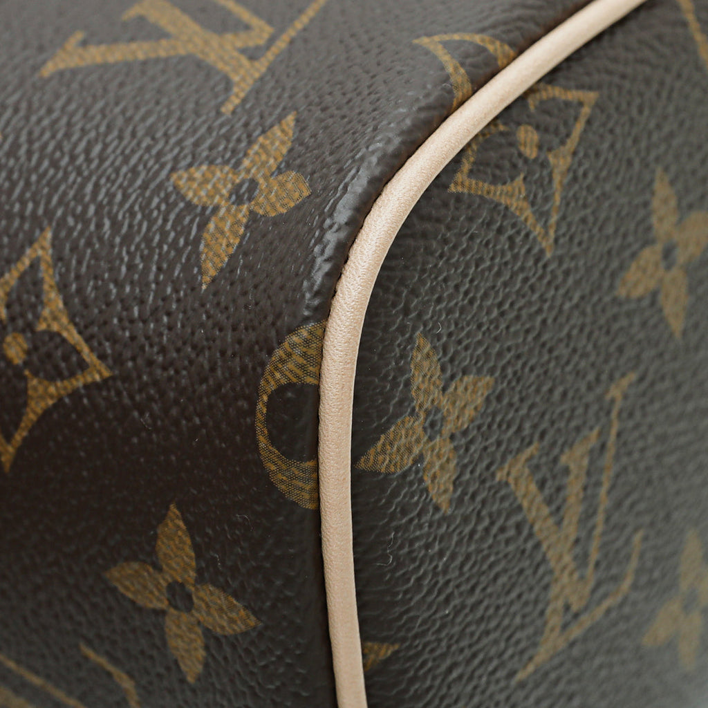 Louis Vuitton Brown Monogram Nice Nano Vanity Case w/Confidential Bandeau
