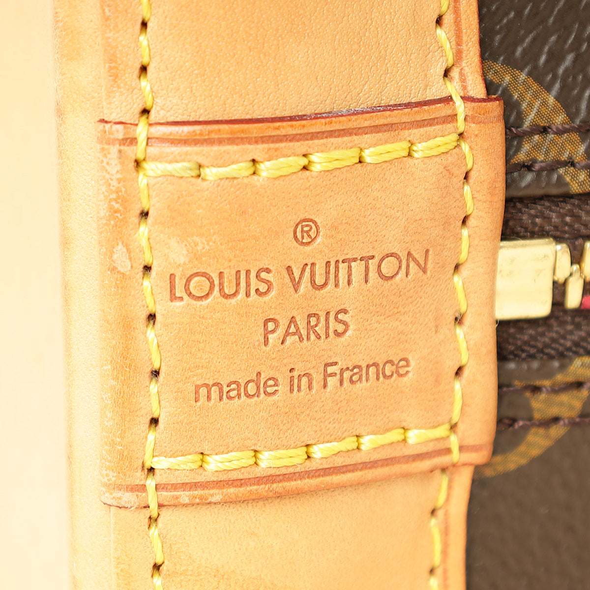 Louis Vuitton Brown Monogram Stories Alma PM Bag