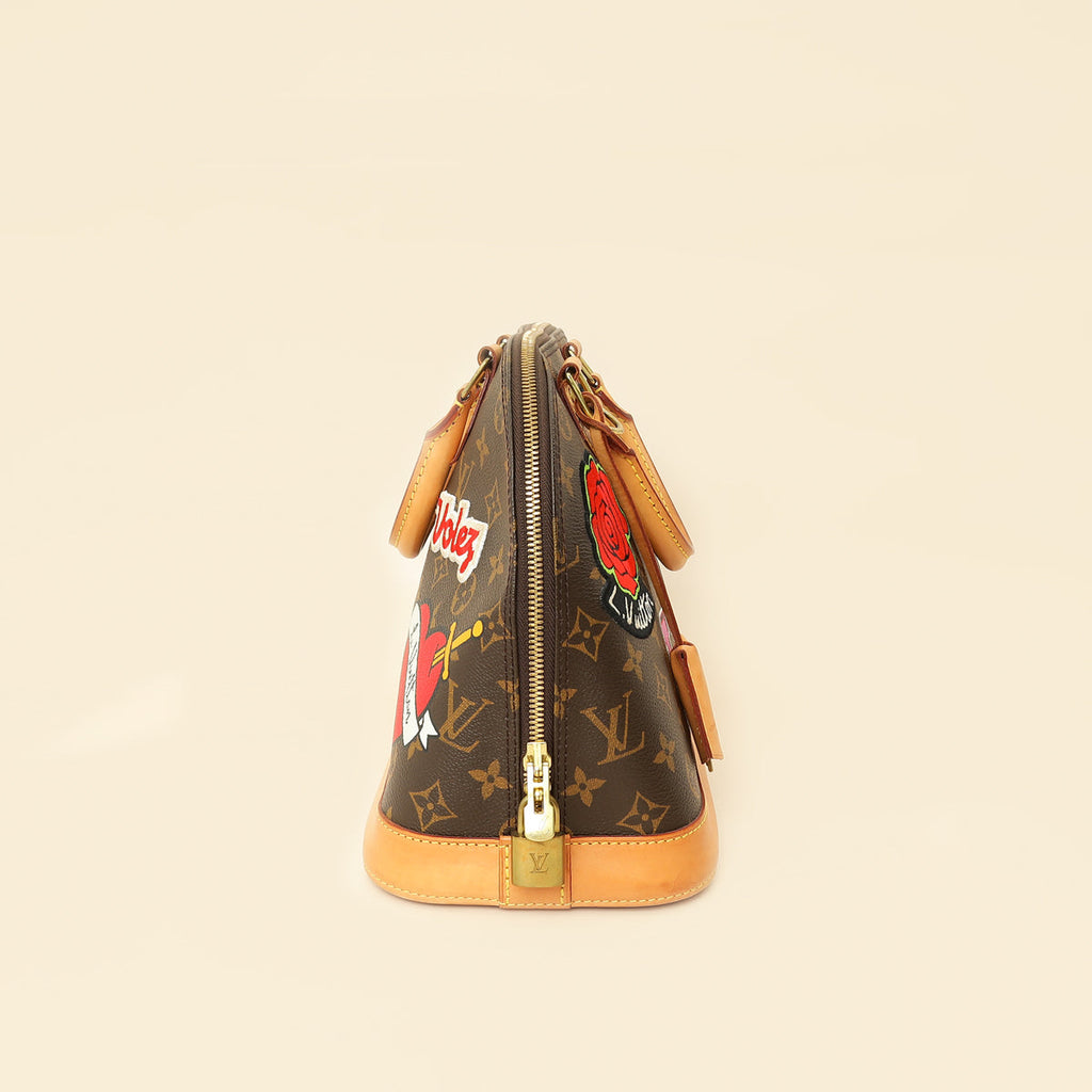 Louis Vuitton Brown Monogram Stories Alma PM Bag