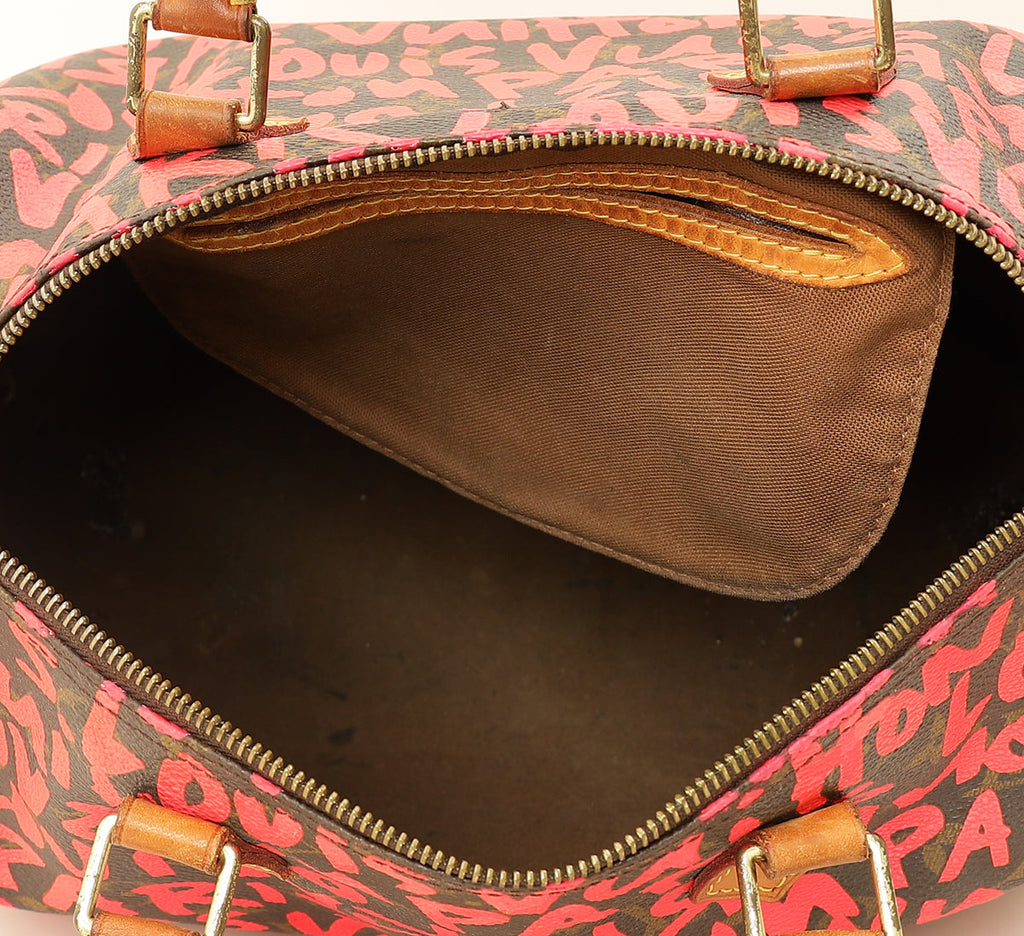 Louis Vuitton Bicolor Ltd. Ed. Graffiti Stephen Sprouse Speedy 30 Bag