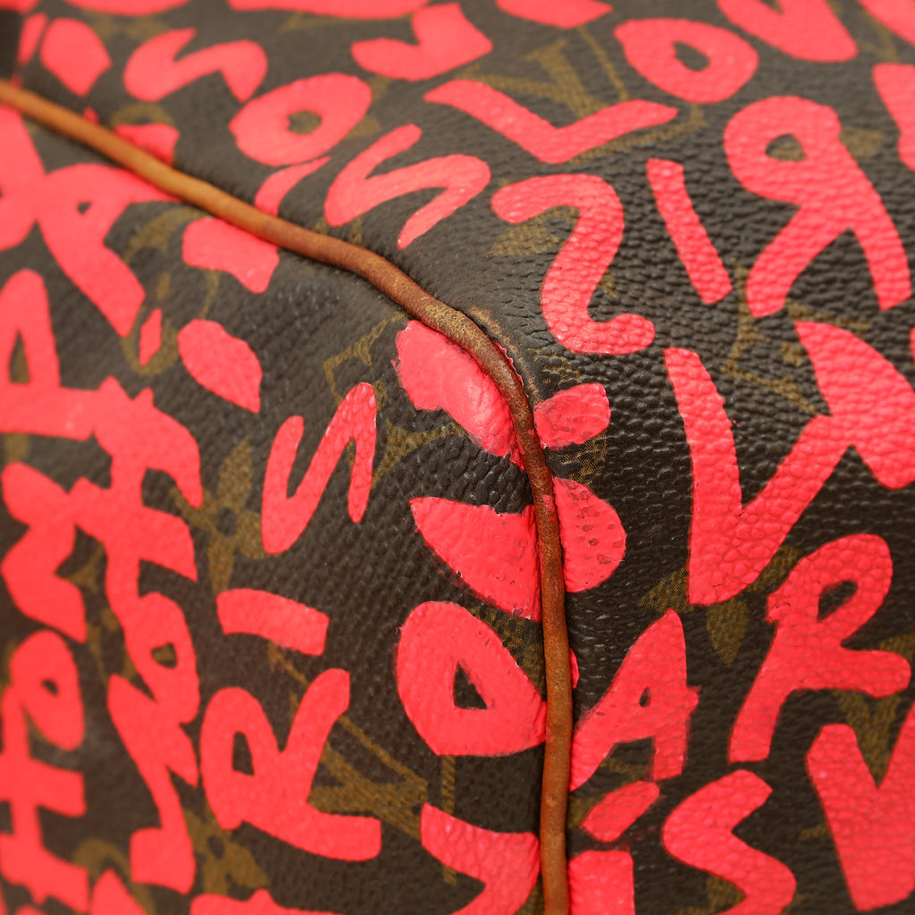 Louis Vuitton Bicolor Ltd. Ed. Graffiti Stephen Sprouse Speedy 30 Bag