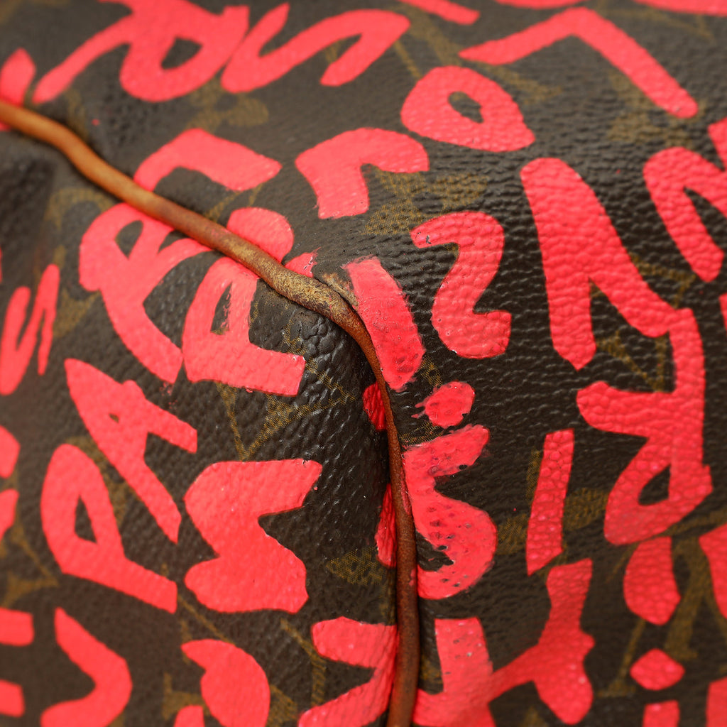 Louis Vuitton Bicolor Ltd. Ed. Graffiti Stephen Sprouse Speedy 30 Bag