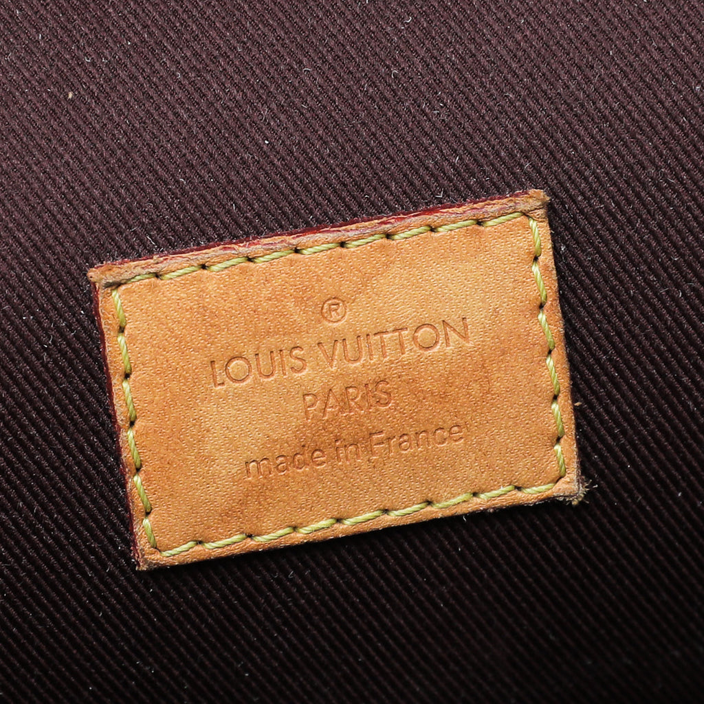 Louis Vuitton Monogram Blue Glacier Cluny MM Bag W/ FDM Initials