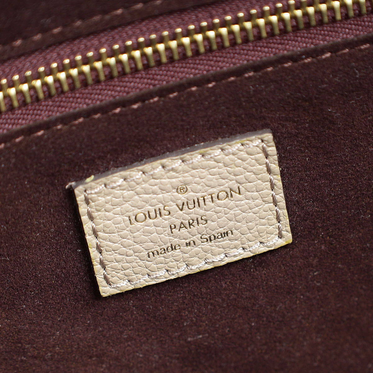 Louis Vuitton Tourterelle Monogram Empreinte Neverfull MM Bag