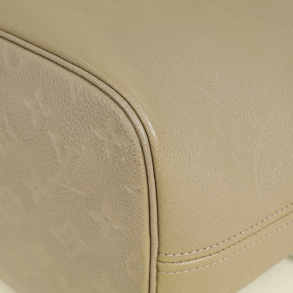 Louis Vuitton Tourterelle Monogram Empreinte Neverfull MM Bag