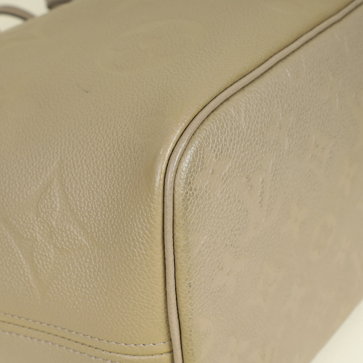 Louis Vuitton Tourterelle Monogram Empreinte Neverfull MM Bag