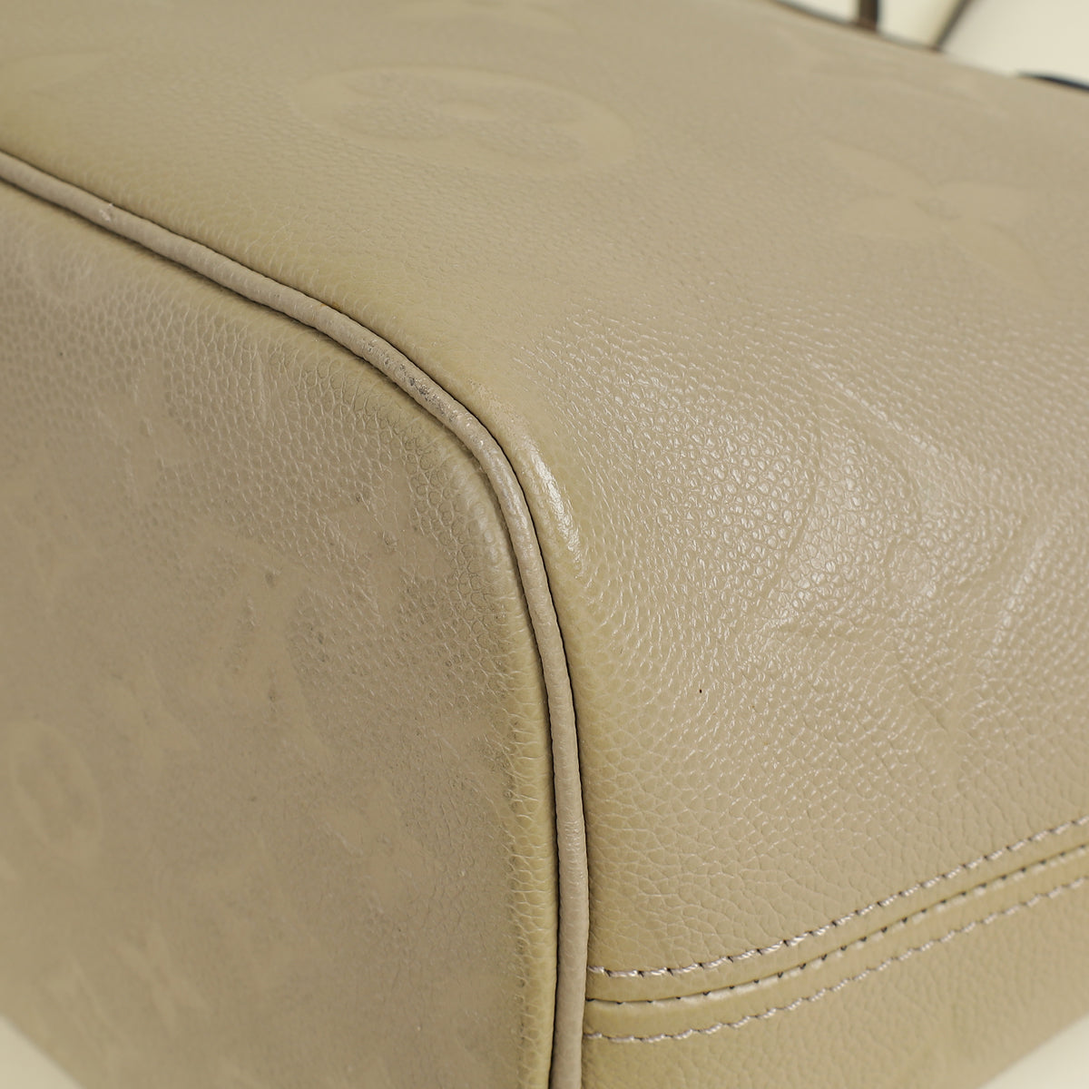 Louis Vuitton Tourterelle Monogram Empreinte Neverfull MM Bag