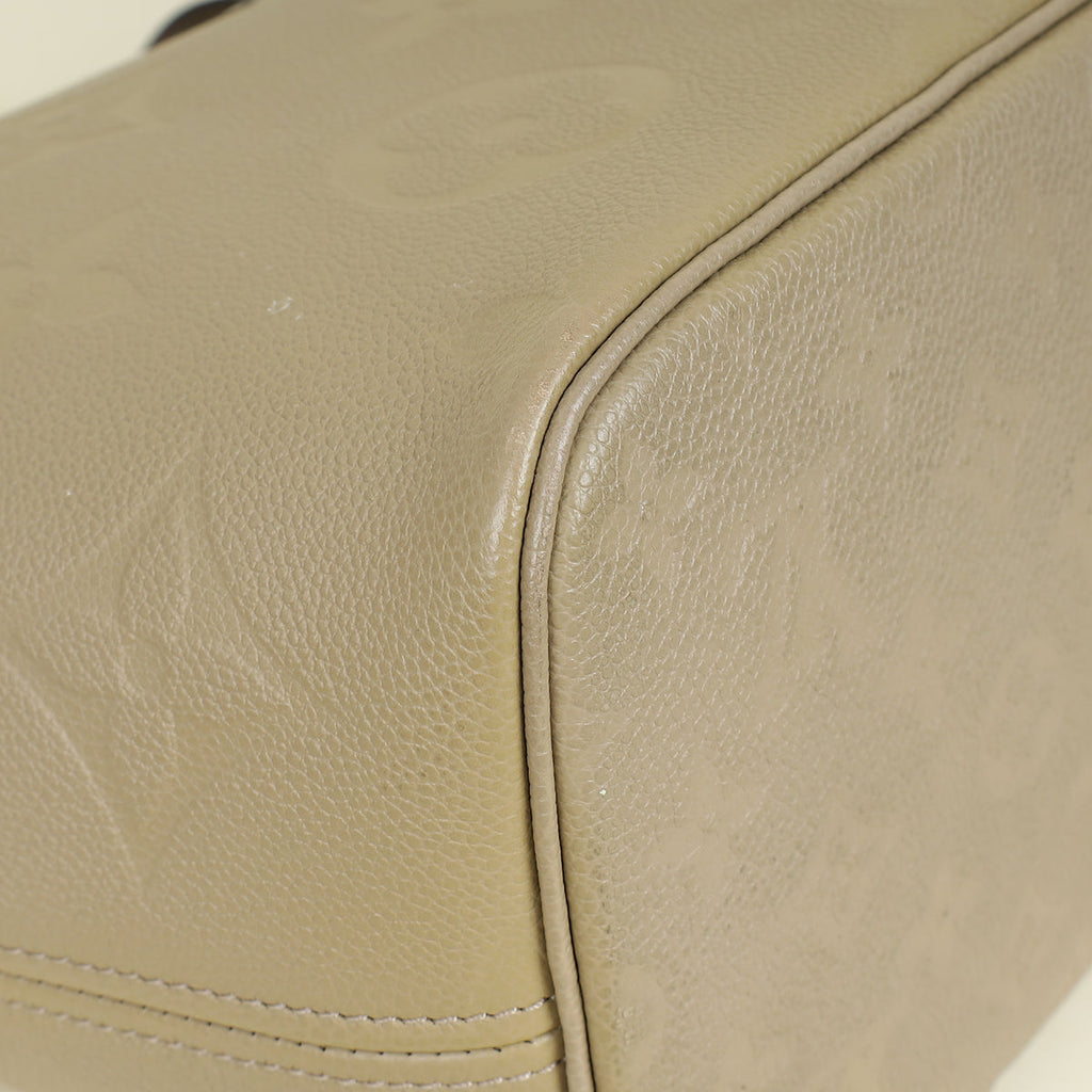 Louis Vuitton Tourterelle Monogram Empreinte Neverfull MM Bag