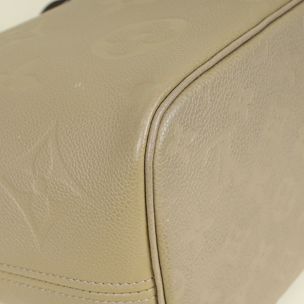 Louis Vuitton Tourterelle Monogram Empreinte Neverfull MM Bag