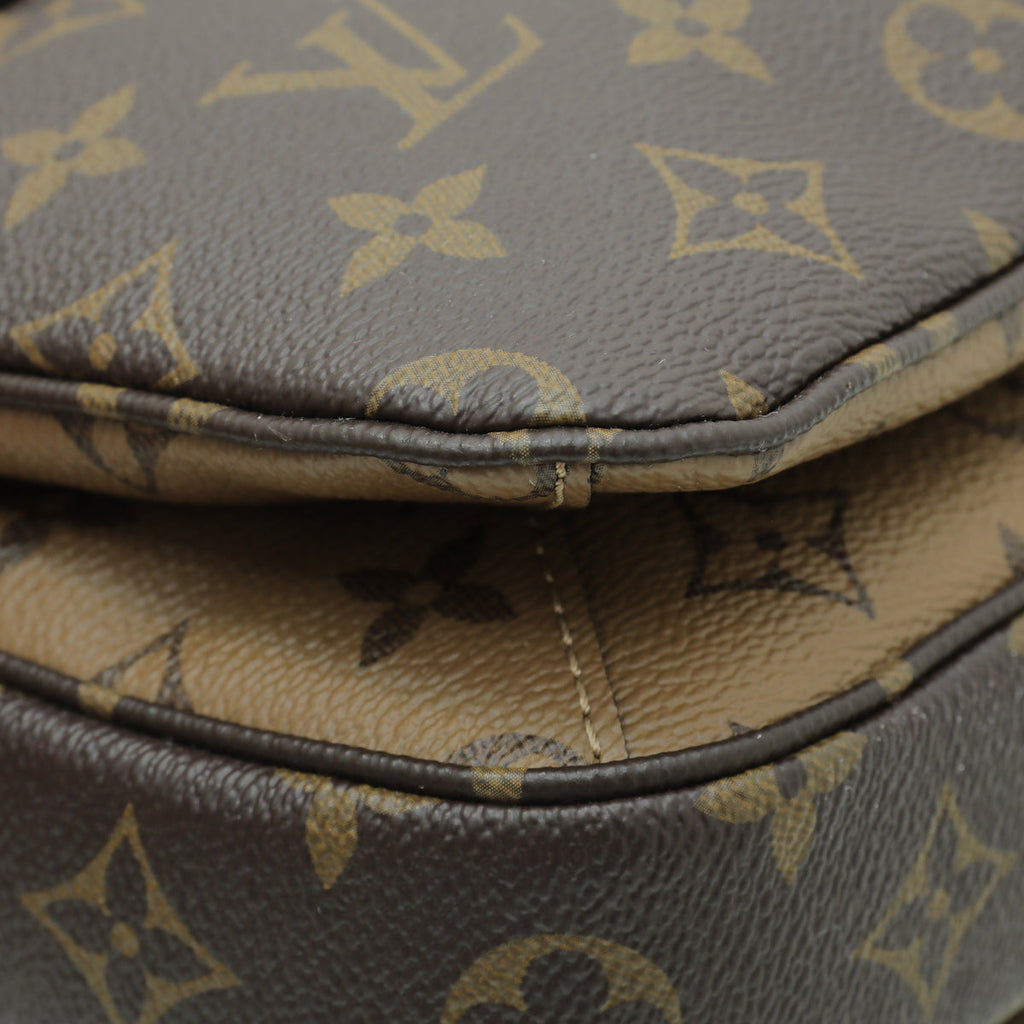 Louis Vuitton Monogram/Monogram Reverse Pochette Metis