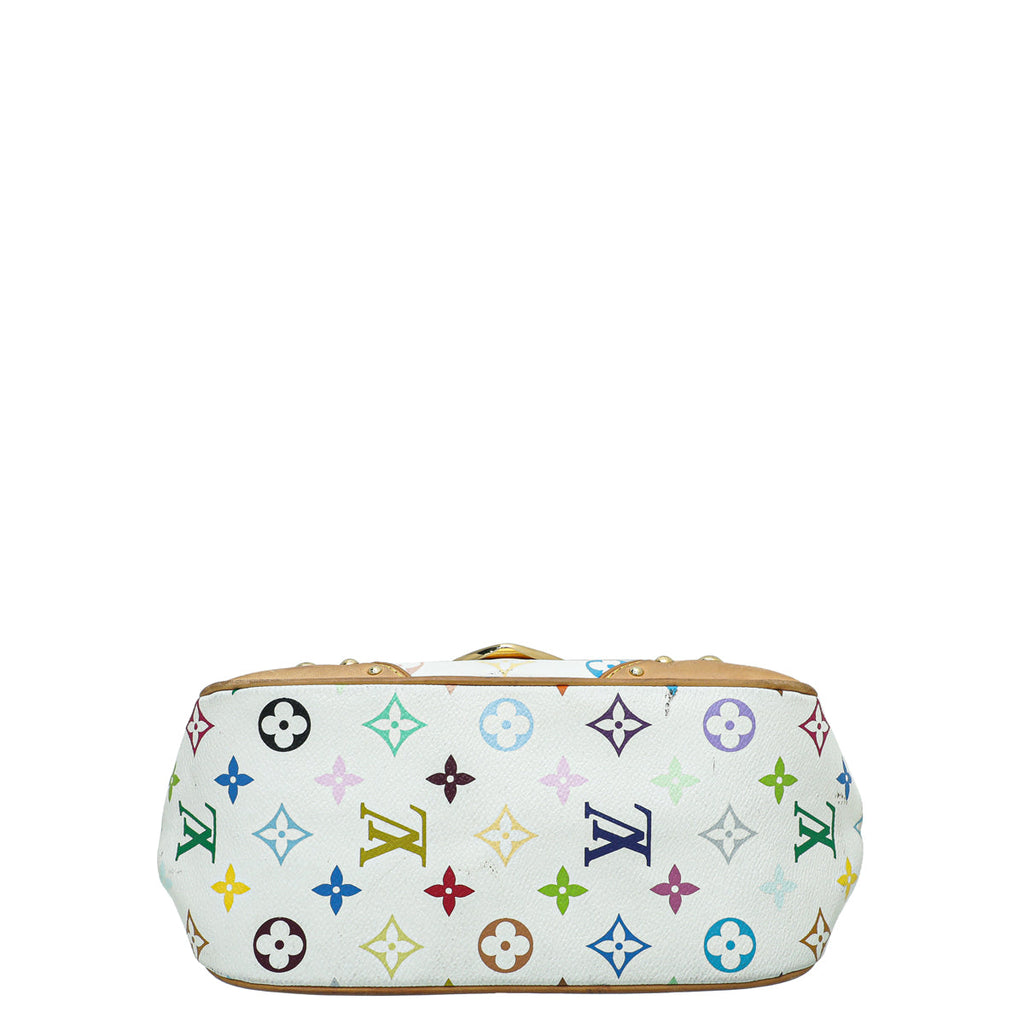 Louis Vuitton White Multicolor Monogram Marilyn Bag