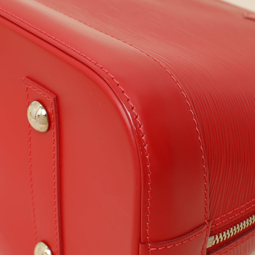 Louis Vuitton Red Alma PM Bag